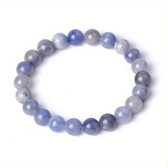8mm Natural Stone Beaded Bracelet Healing Energy Semi Precious Gemstone