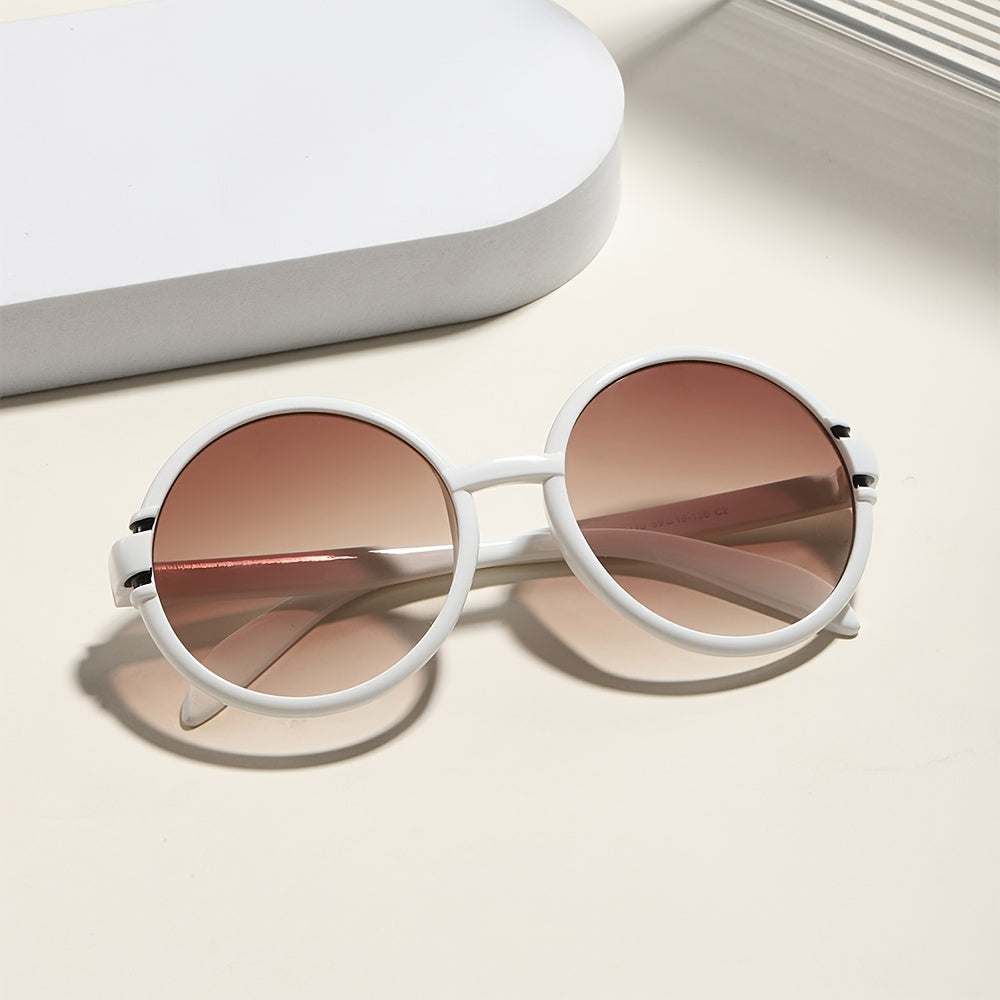 Large Frame Vintage Sunglasses UV400 Sunscreen