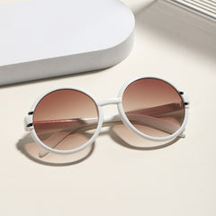 Large Frame Vintage Sunglasses UV400 Sunscreen
