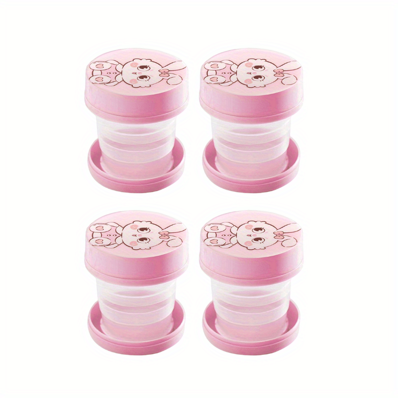 Cartoon Retractable Water Cup Portable Mini Cup for Outdoor Travel