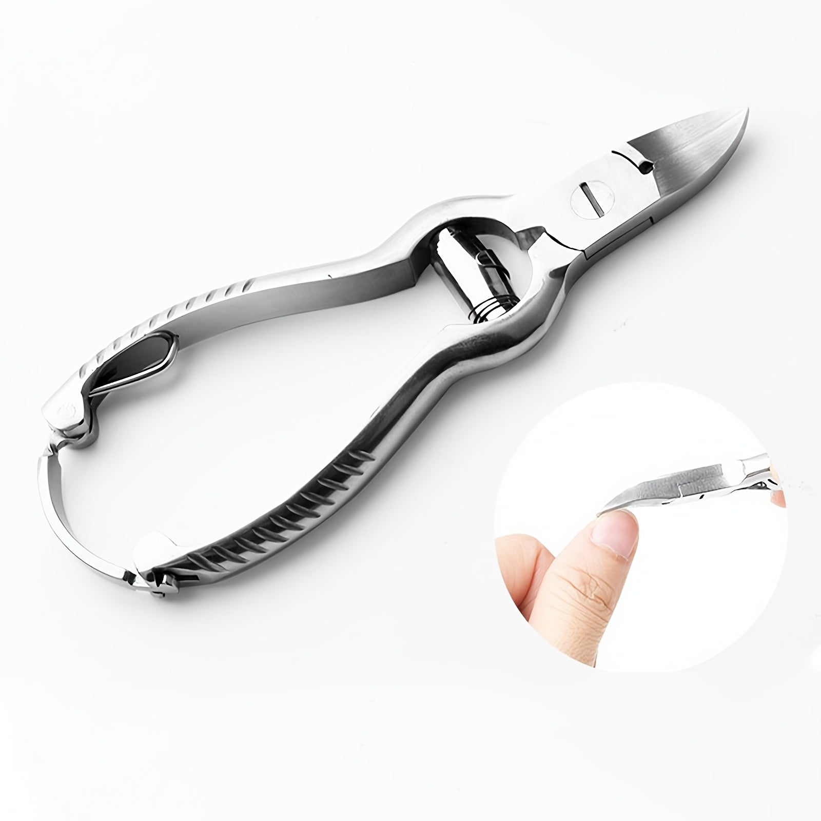 Stainless Steel Nail Clippers for Thick Toenails - Ingrown Toenail Trimmer