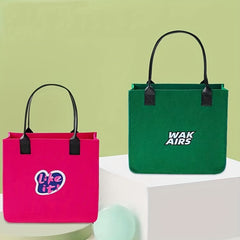 Large Capacity Eco Friendly Solid Felt Tote Bag