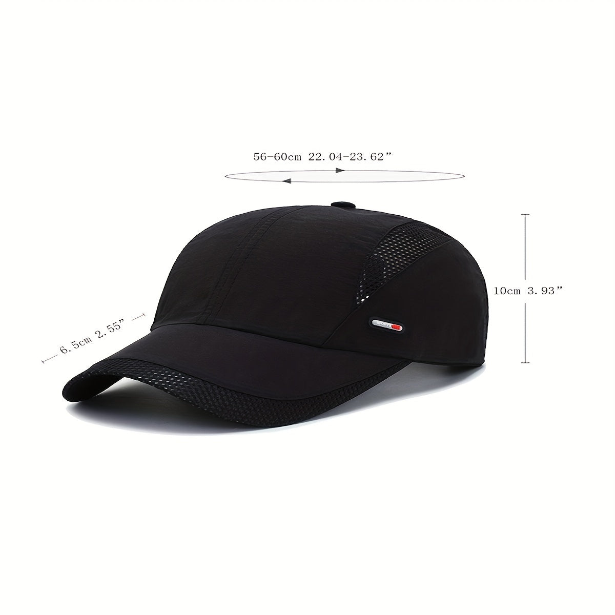 Mesh Baseball Cap Quick Drying Dad Hat Lightweight Sun Hats