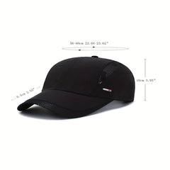 Mesh Baseball Cap Quick Drying Dad Hat Lightweight Sun Hats