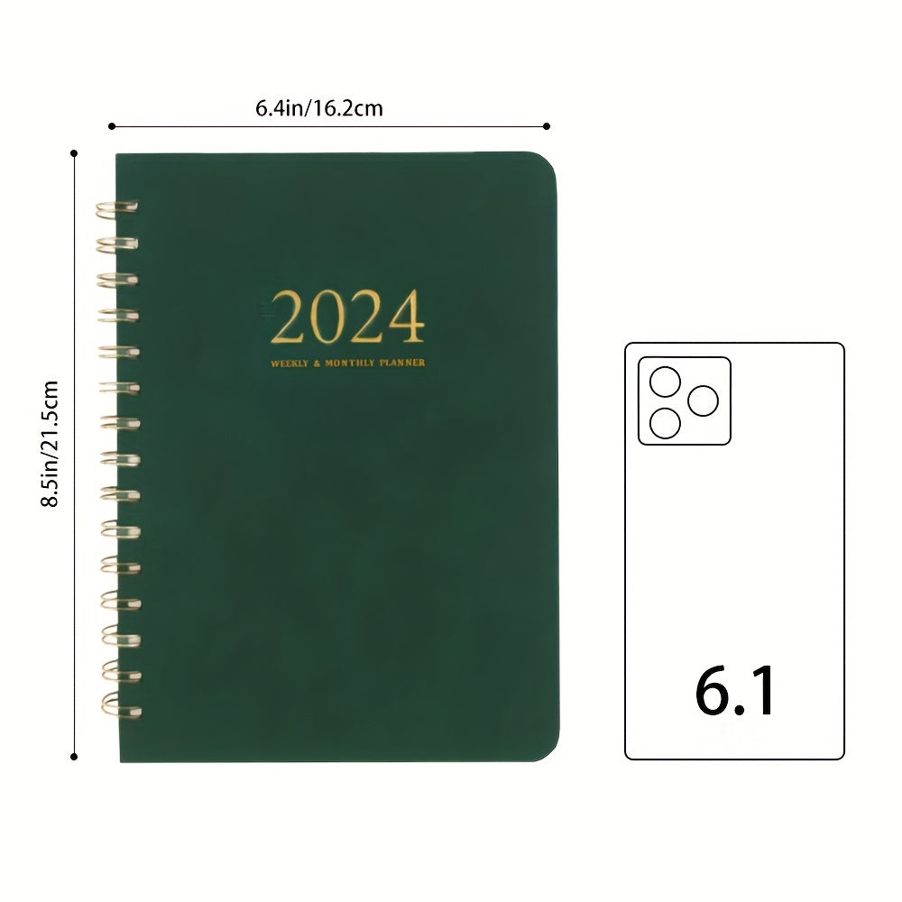 Weekly & Monthly Planner A5 Size Twin Wire Binding