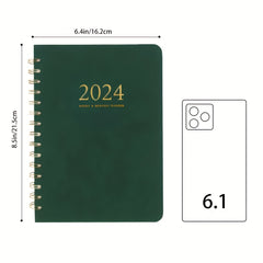 Weekly & Monthly Planner A5 Size Twin Wire Binding