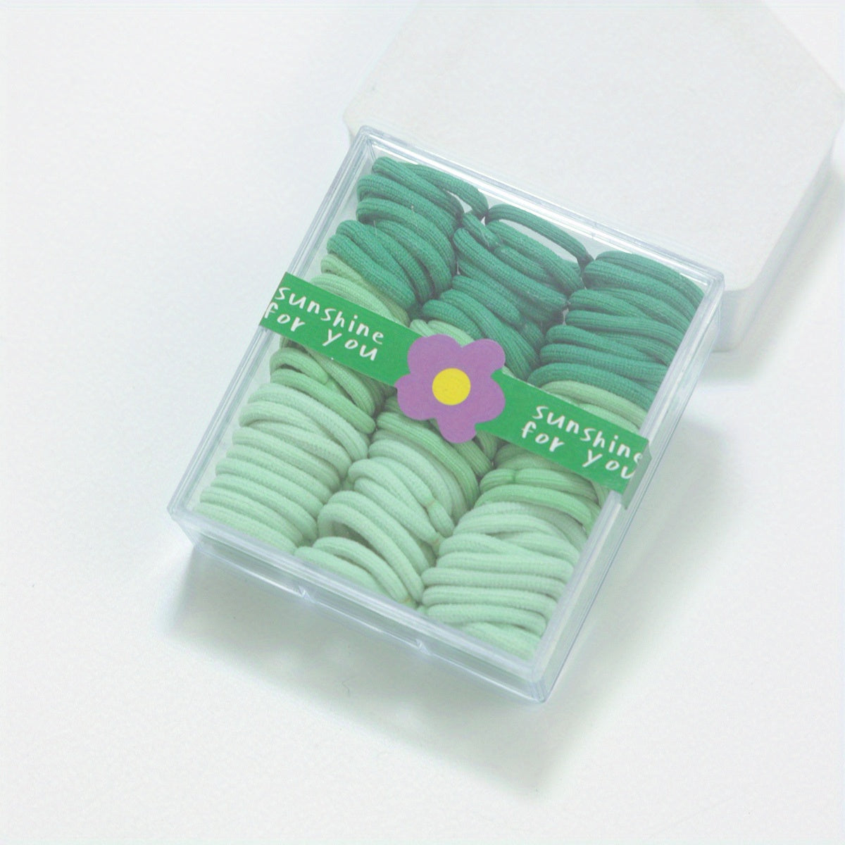 90pcs Candy Hair Tie Elastic Hair Rope Ponytail Holder Hair Accessories