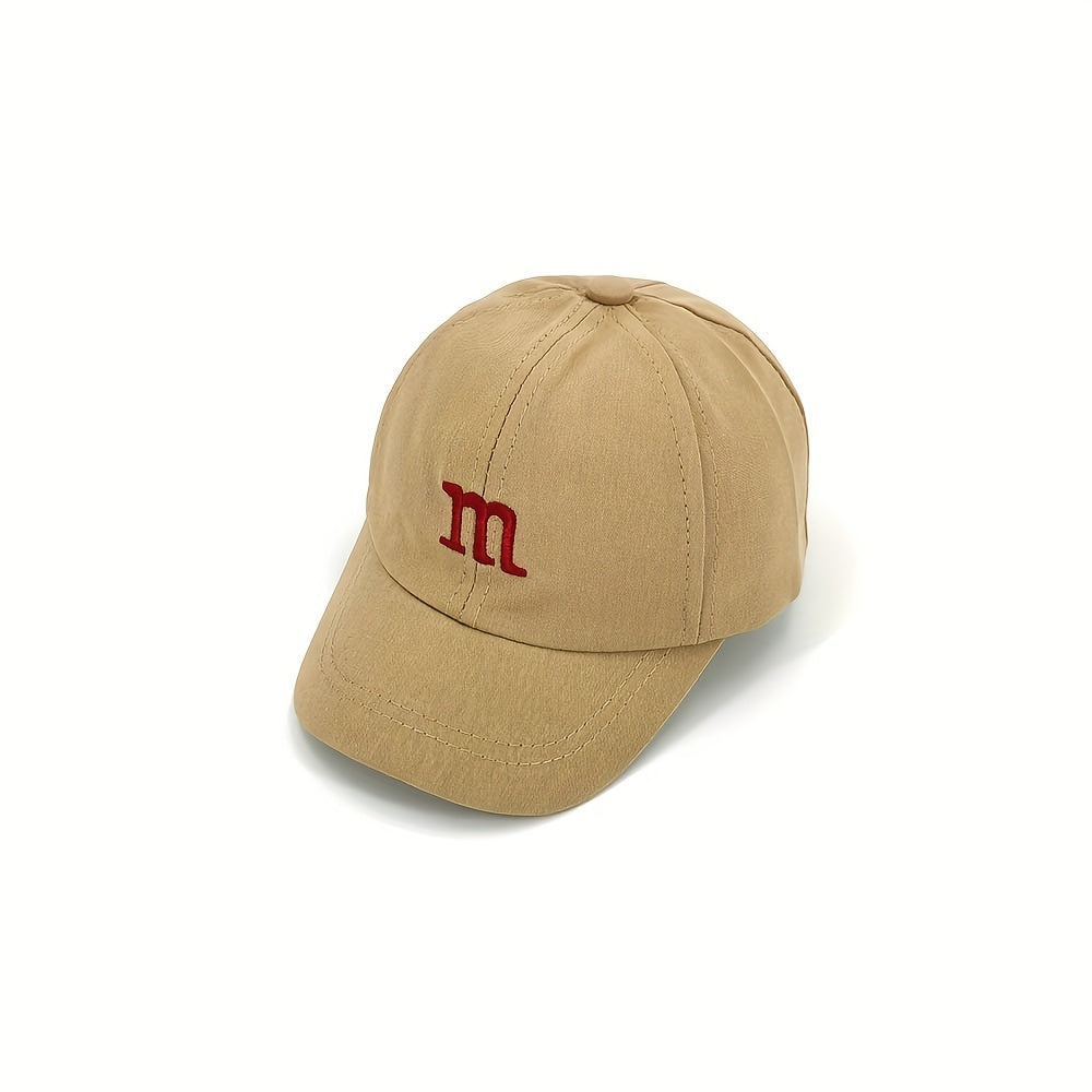 Kids Cartoon Embroidered Baseball Cap - All Seasons