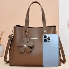 Floral Crossbody Satchel Purse for Office & Work