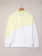 Zipper Sports Sweatshirt Casual Style Pullover Tops