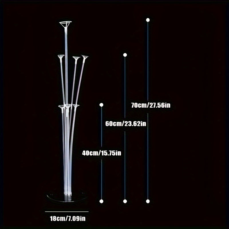 Balloon Stand Kit 7 Sets Balloon Sticks With Base