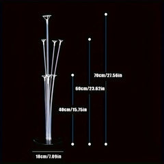 Balloon Stand Kit 7 Sets Balloon Sticks With Base