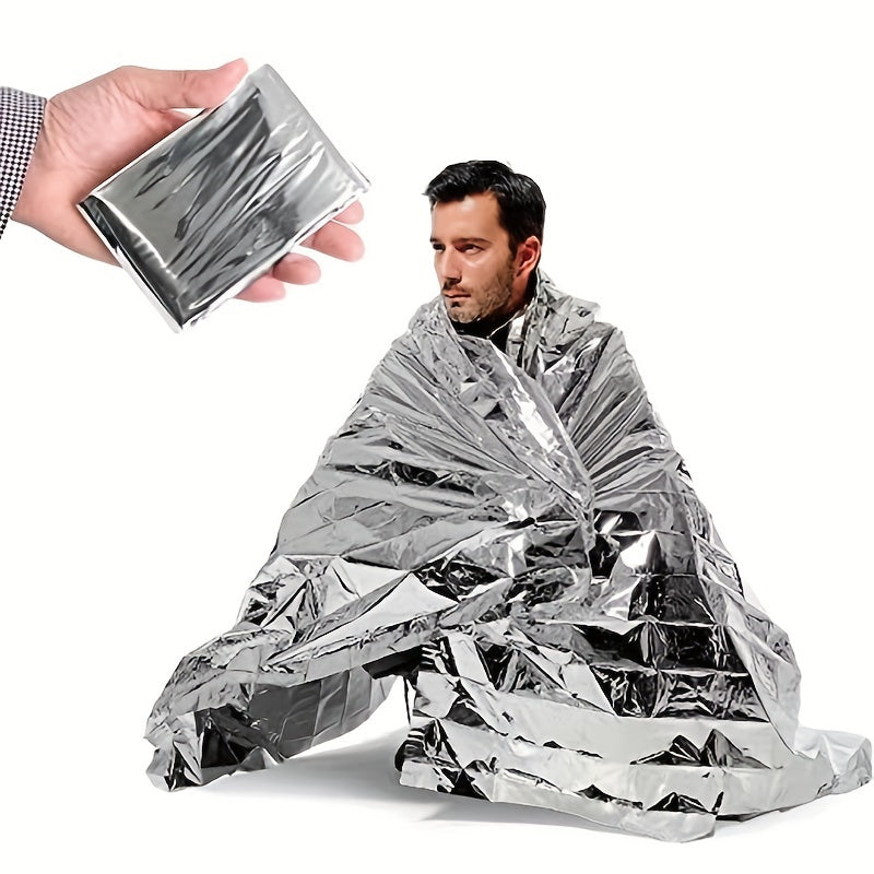 3pcs Emergency Blankets Outdoor Survival Gear Camping Supplies