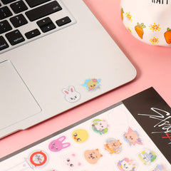 Transparent Waterproof Painting Sticker Cartoon Lovely Self-adhesive Sticker