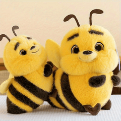 Bee Plush Toy Yellow Stuffed Animal Decoration Cozy Home Plush Toy