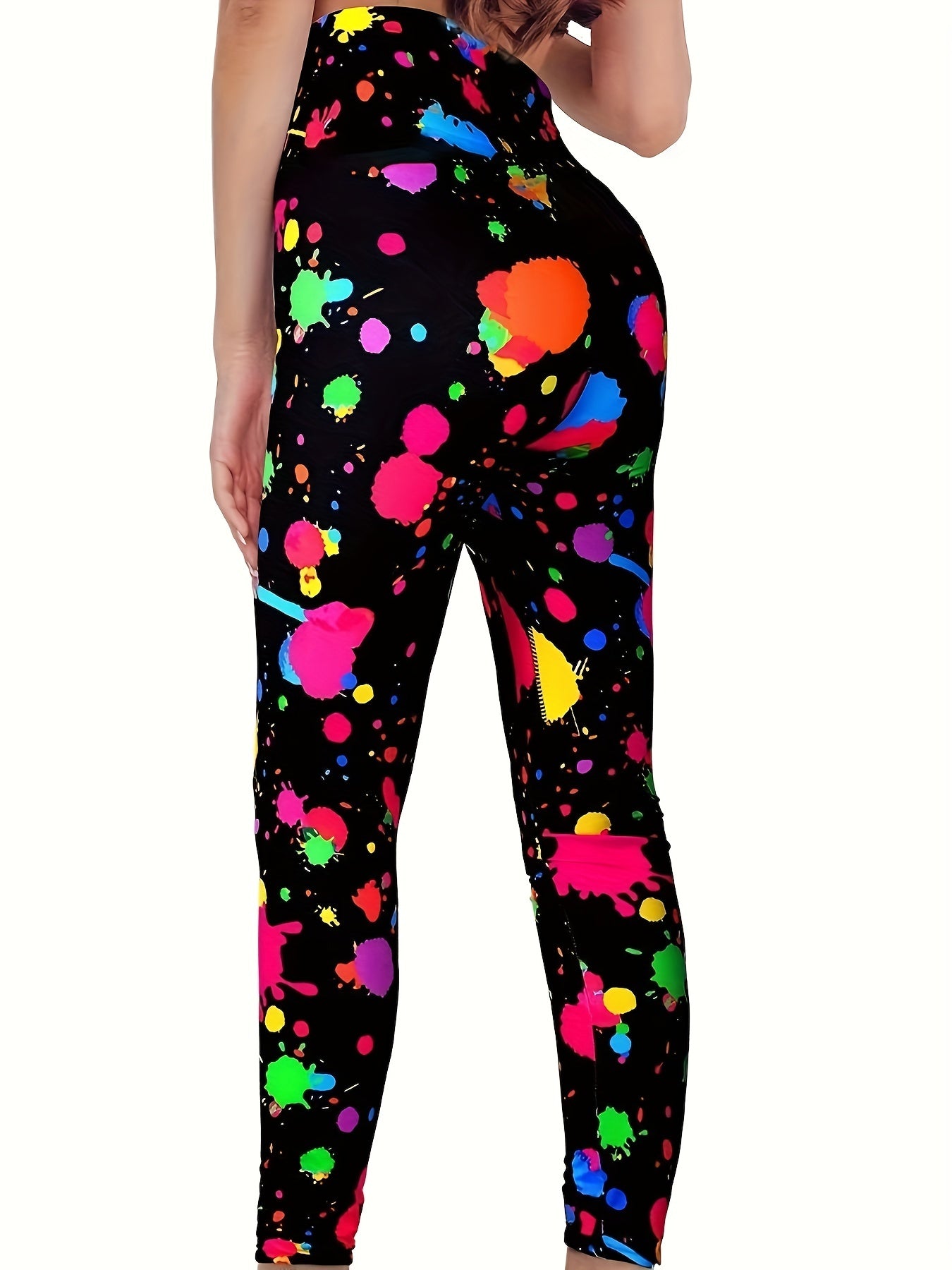 Women's Star Pattern Leggings for Fitness Yoga Running