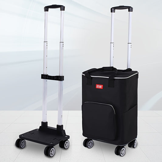 Insulated Picnic Bag with Tires - Large Capacity Oxford Fabric Cold Bag