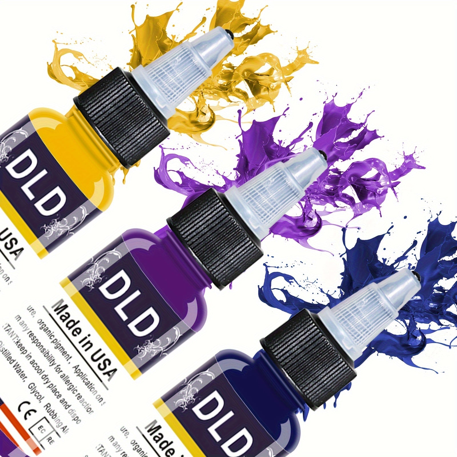 14pcs 14 Tattoo Ink Set Professional Pigment Long Lasting Painting Supplies