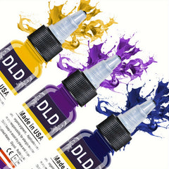 14pcs 14 Tattoo Ink Set Professional Pigment Long Lasting Painting Supplies