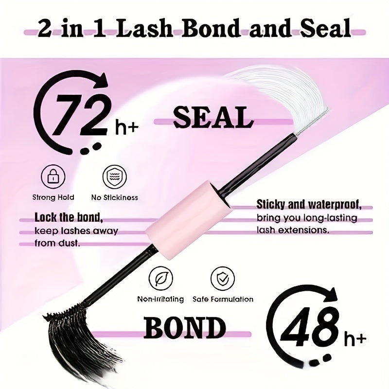 DIY Lash Extension Kit with Strong Hold Lash Bond & Seal, Tweezers