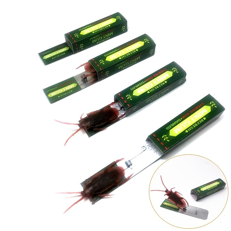 Simulation Cockroach Chewing Gum Funny Toy DIY Installation