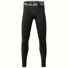 TELALEO Boy's Compression Leggings Quick Drying Active Pants