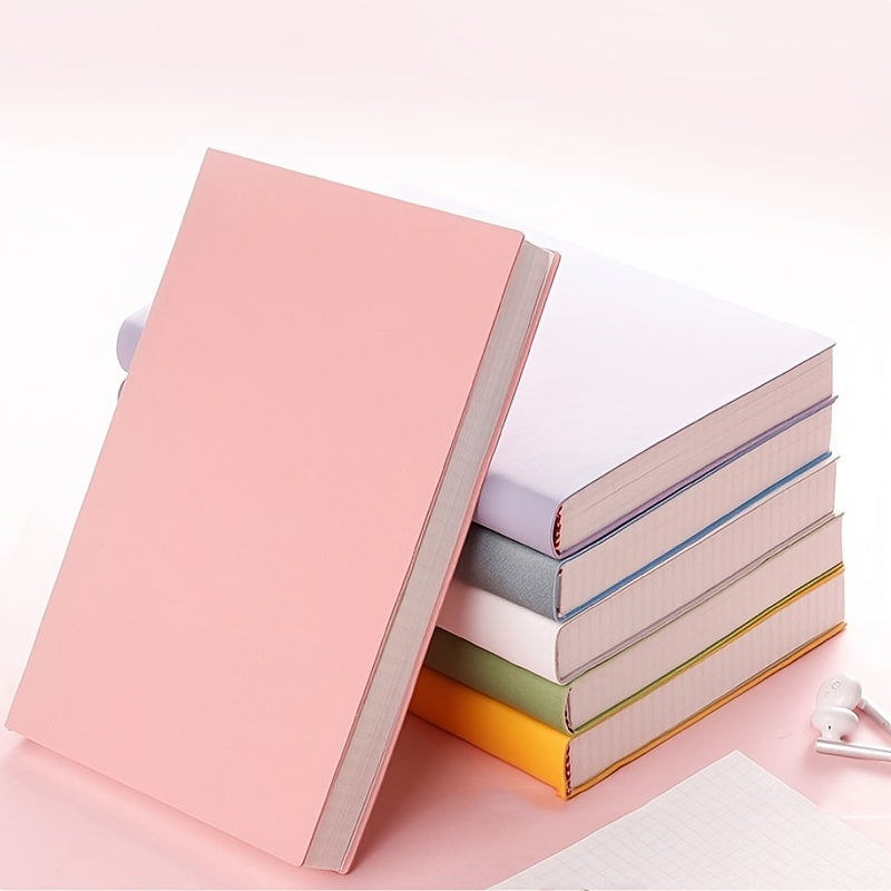 Pink Purple Student Notebook Diary Planner 148 Sheets Soft Leatherette Notepad