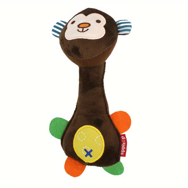 Soft Rattles Baby Toys For Developmental Hand Grip - Plush Newborn Gift