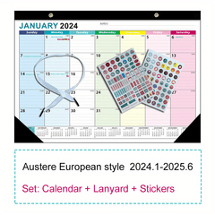 Cross-border English Calendar 365 Days Countdown Desk Calendar