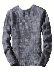 Men's Camo Knit Sweater Outdoor Winter Pullover