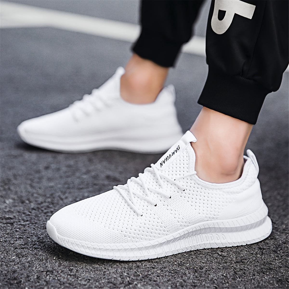 Women Running Shoes Breathable Sneakers Gym Tennis Lace Up Lightweight Shoes