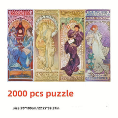 2000pcs Jigsaw Puzzles Home Wall Decoration Challenging Game Educational Toys