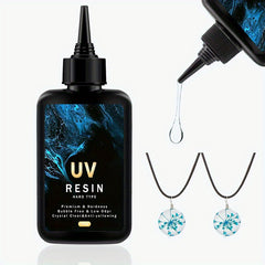 UV Resin Kit for Jewelry Making, 500g, High Viscosity, Crystal Clear Hard Type