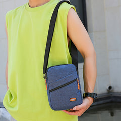 Stylish Canvas Crossbody Backpack Durable Water Resistant for Men's Daily Use