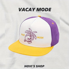Unisex Sunshade Coconut Tree Pattern Baseball Cap Outdoor Sport