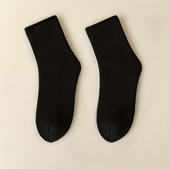 5 Pairs Men's Thick Velvet Winter Snow Socks