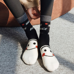 Smiling Face With 100 Tide Socks Women's Stockings & Hosiery