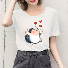Hedgehog Dandelion DIY Iron on Heat Transfer Sticker Patch