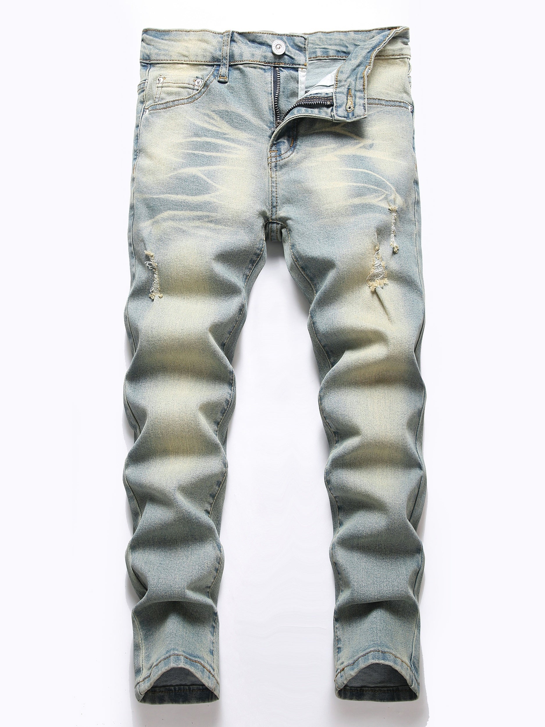 Boys Ripped Jeans Denim Pants Spring Autumn Kids Clothes
