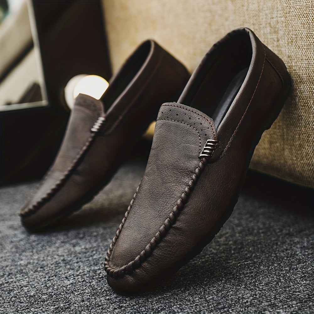 Men's Slip-On Loafers Wear Resistant Casual Shoes