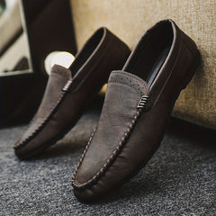 Men's Slip-On Loafers Wear Resistant Casual Shoes