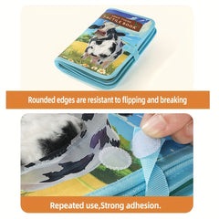 Interactive Farm Animal Touch Book Sensory Learning Toy for Youngsters