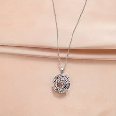 Tree Of Life Crystal Pendant Necklace Banquet Jewelry