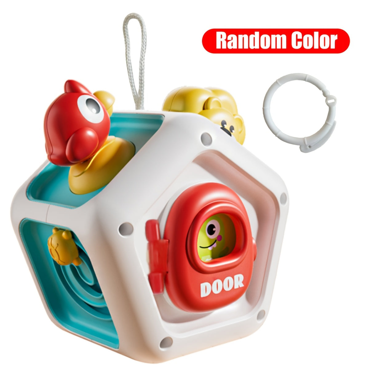 7-In-1 Sensory Development Cube Educational Toy for Fine Motor Skills