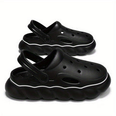 Women's Platform Clogs Hollow Out Adjustable Strap Sandals