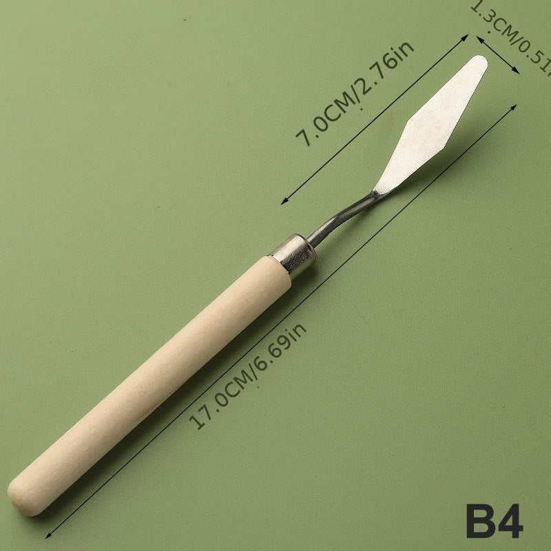 Stainless Steel Painting Scraper Palette Art Tools