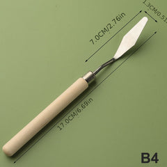 Stainless Steel Painting Scraper Palette Art Tools