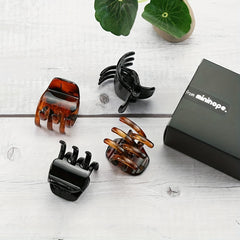4pcs Small Hair Claw Nonslip Hair Clip for Styling Hair, Side Bangs, Braids
