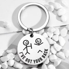Keychain Stainless Steel Funny Gift Keychain Graduation Christmas Gift Jewelry