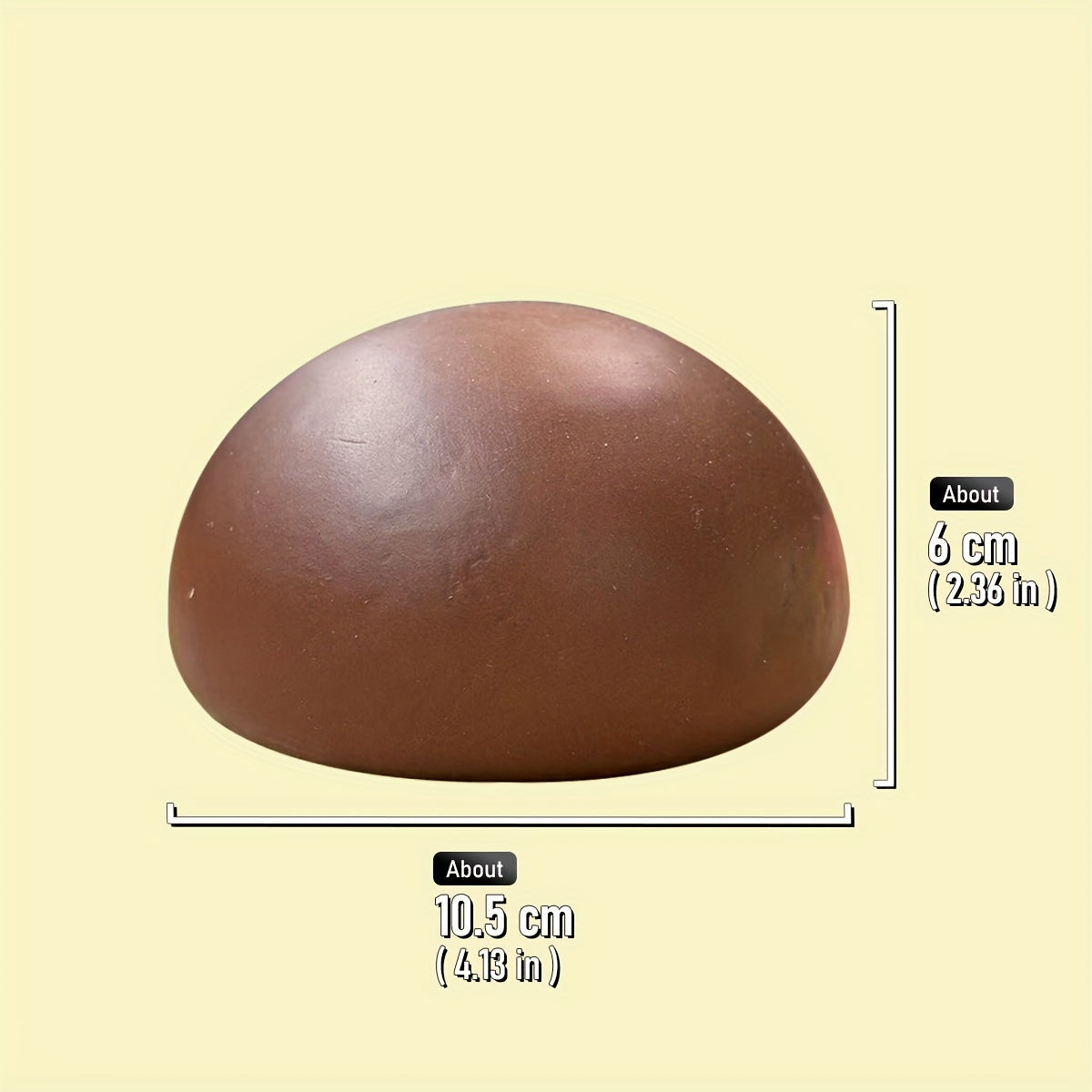 Large 4 13 Squishy Steamed Bun Toy Slow Rising Soft TPU Squeeze Model